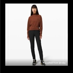 lululemon athletica Engineered Warmth Mockneck Pullover (Terracotta)